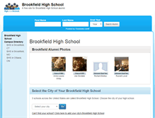 Tablet Screenshot of brookfieldhighschool.org
